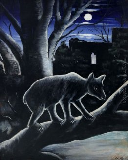 Ein Bär in einem Mond Nacht Ein Bär in einem Mond Nacht