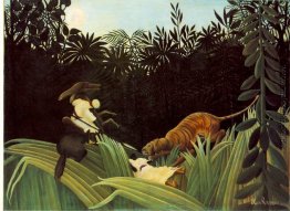 Scout von einem Tiger angegriffen Scout von einem Tiger angegriffen