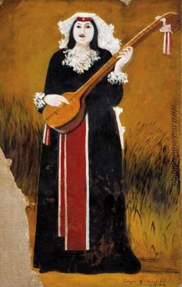 Georgischen Frau mit Thari Georgischen Frau mit Thari