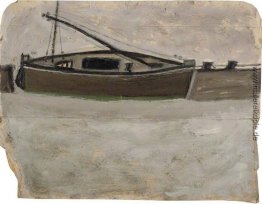 Fischerboot mit Mast Steeped Fischerboot mit Mast Steeped
