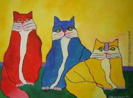Familie der Katzen Familie der Katzen