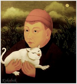 Junge mit Katze Junge mit Katze