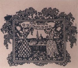 Von der Bücher von R. Notgaft. Exlibris Von der Bücher von R. Notgaft. Exlibris