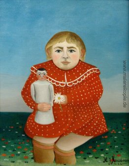 Das Mädchen mit einer Puppe Das Mädchen mit einer Puppe