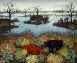 Flusslandschaft Flusslandschaft