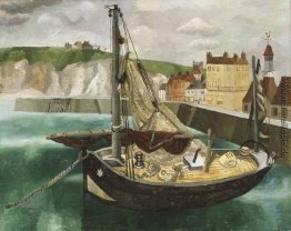 Ein Fischerboot in Dieppe Harbour Ein Fischerboot in Dieppe Harbour
