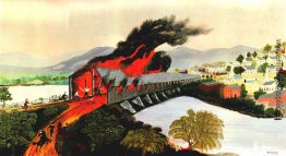 Der Burning von Troja im Jahre 1862 Der Burning von Troja im Jahre 1862