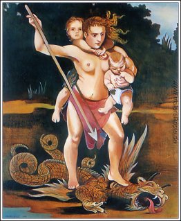 Dragon Slayer mit zwei Söhnen Dragon Slayer mit zwei Söhnen