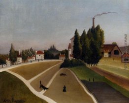 Landschaft mit Fabrik Landschaft mit Fabrik
