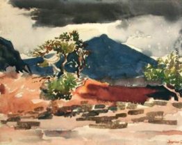 Mt. Strútur, W.-Island, einem Sturm nähert sich Mt. Strútur, W.-Island, einem Sturm nähert sich