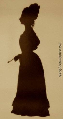Silhouette von Fanny Brawne Silhouette von Fanny Brawne