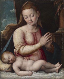 Madonna anbetend die Kinder Madonna anbetend die Kinder