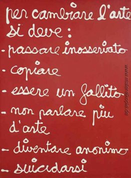 Per l'arte cambiare Per l'arte cambiare