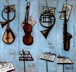 Paravent: Les instruments de musique Paravent: Les instruments de musique