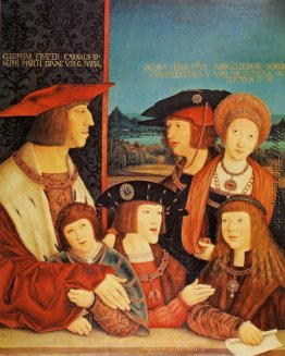 Porträt des Kaisers Maximilian und seiner Familie Porträt des Kaisers Maximilian und seiner Familie