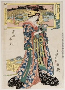 aus der Serie Toto meisho, Kokoro no nazo sugata awase aus der Serie Toto meisho, Kokoro no nazo sugata awase