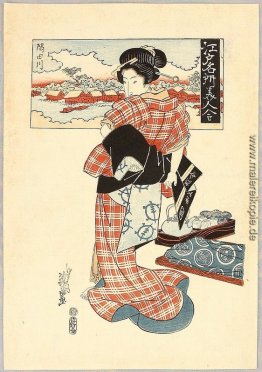 Schönheit und Sumida River - Edo Meisho Bijin Awase Schönheit und Sumida River - Edo Meisho Bijin Awase