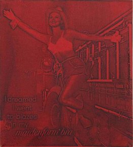 Ich träumte, ich ging zum Teufel in meinem Maiden Bra (rot) Ich träumte, ich ging zum Teufel in meinem Maiden Bra (rot)