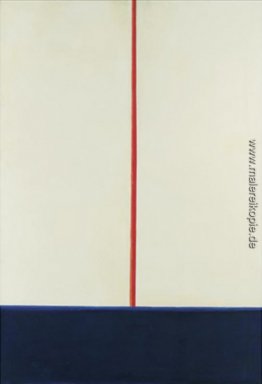 Komposition Blau-Rot auf Weiss Komposition Blau-Rot auf Weiss