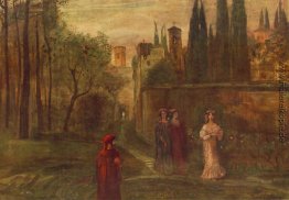 Dantes Treffen mit Beatrice