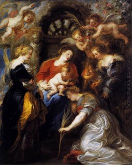 Die Krönung der Heiligen Katharina