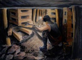 Coal-Face-Fach in der goaf