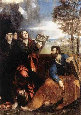 Sts John und Bartholomäus mit Geber