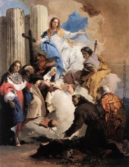 Die Jungfrau mit Six Saints