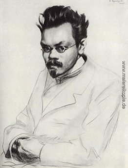 Portrait des Schriftstellers A. M. Remizov