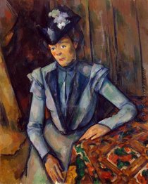 Frau in der blauen. Madame Cezanne Frau in der blauen. Madame Cezanne