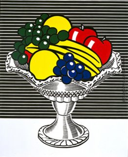 Stilleben mit Kristallschale