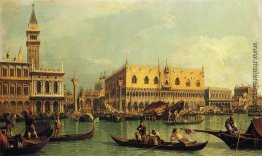 Piazzetand des Dogen Palast vom Bacino di San Marco