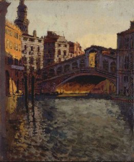 Die Rialto Brücke, Venedig