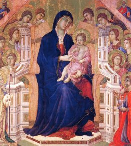 Madonna mit Kind auf dem Thron