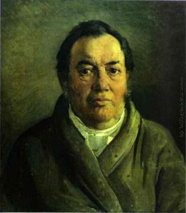 Portrait of Nikolay O.Ge, Maler Vater