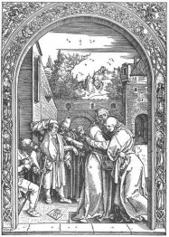 Die Sitzung von Joachim und Anna an der Goldenen Pforte