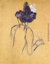 Jane Avril gesehen von der Rückseite Jane Avril gesehen von der Rückseite