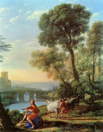 Landschaft mit Apollo Bewachung der Herden des Admetos Landschaft mit Apollo Bewachung der Herden des Admetos