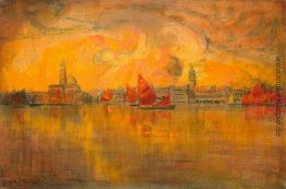 Ansicht von Venedig aus dem Meer