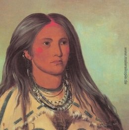 Sha-KO-ka (mint), ein Mandan Mädchen