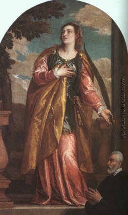 St. Lucy und einem Donor