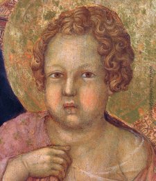 Madonna mit Kind auf dem Thron (Vorderseite-Fragment)