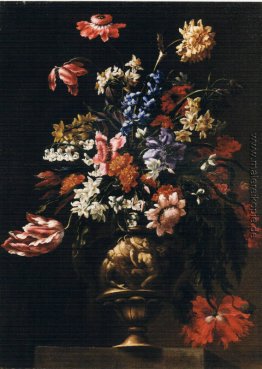 Stilleben mit einer Vase mit Blumen
