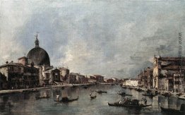 Der Canal Grande mit San Simeone Piccolo und Santa Lucia