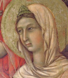 Madonna mit Kind auf dem Thron (Vorderseite-Fragment)