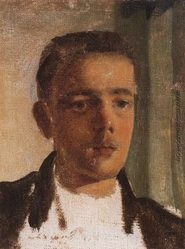 Porträt von S. Diaghilew