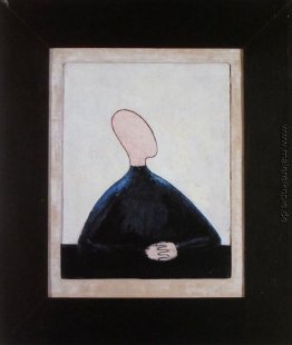 Sitzende Figur mit gefalteten Händen