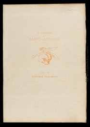 Stirnbrett für "Die Versuchung des Heiligen Antonius" Stirnbrett für "Die Versuchung des Heiligen Antonius"