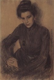 Porträt von Z. Proshinskaya