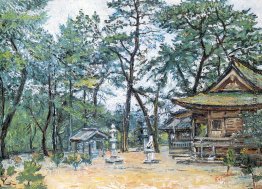 Tor des Tempels in Japan